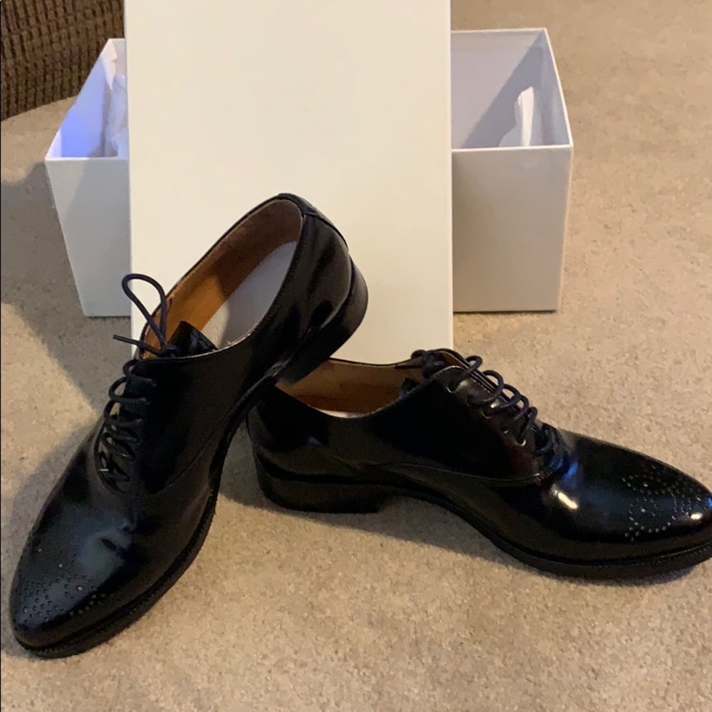 Maison Martin Margiela Black Leather Oxfords